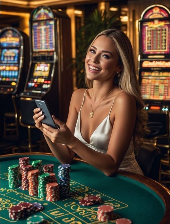 srimania Top Trend Gaming section on mobile showing trending slots and live tables